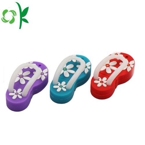 Beach Flip-flop Collection Cover in silicone USB Flash Drive