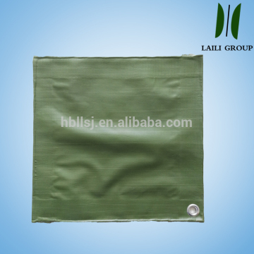 Green 30ftx30ft PVC laminating tarp cover for duty truck tent