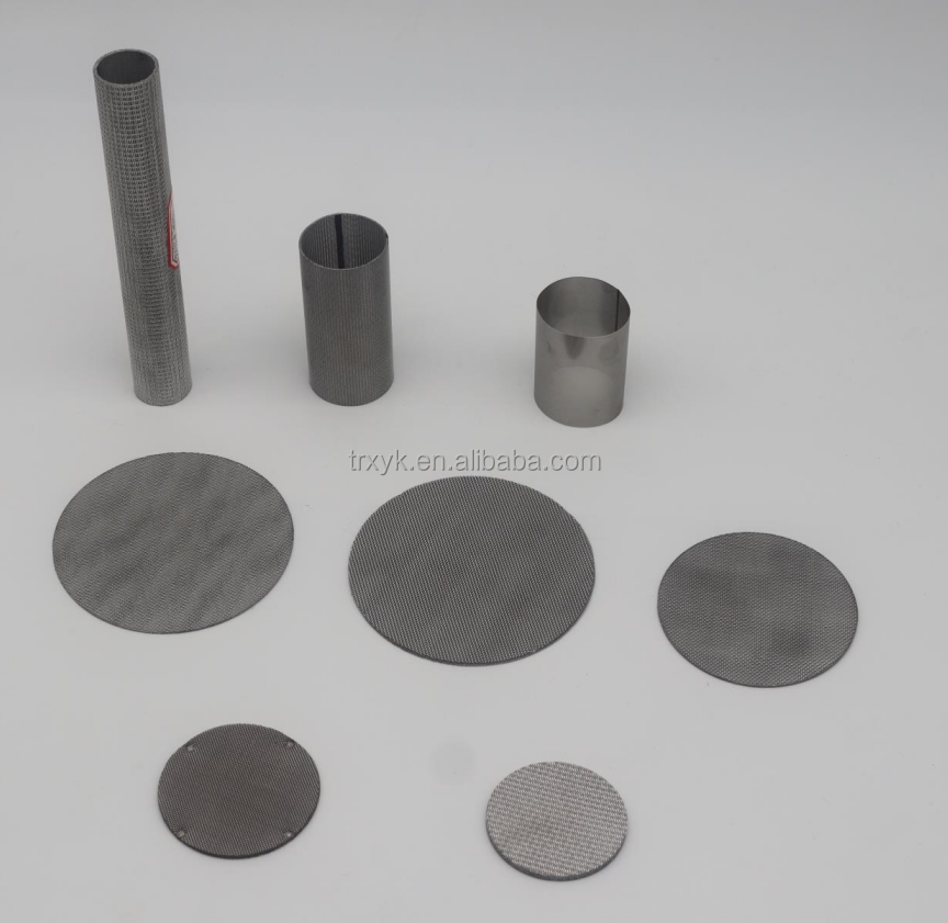 multi layer stainless steel wire mesh filter disc for plastic extruder