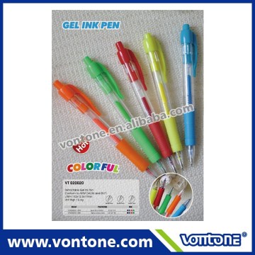 colorful gel ink pen