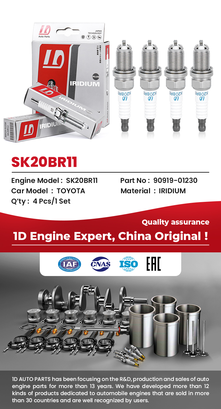 Spark Plug for Toyota Model SK20BR11