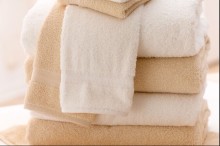 High Quality Satin Border Terry Towel Bath Towel