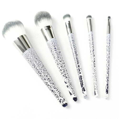 Sistema de cepillo profesional del grano de la porcelana 5pcs para el maquillaje