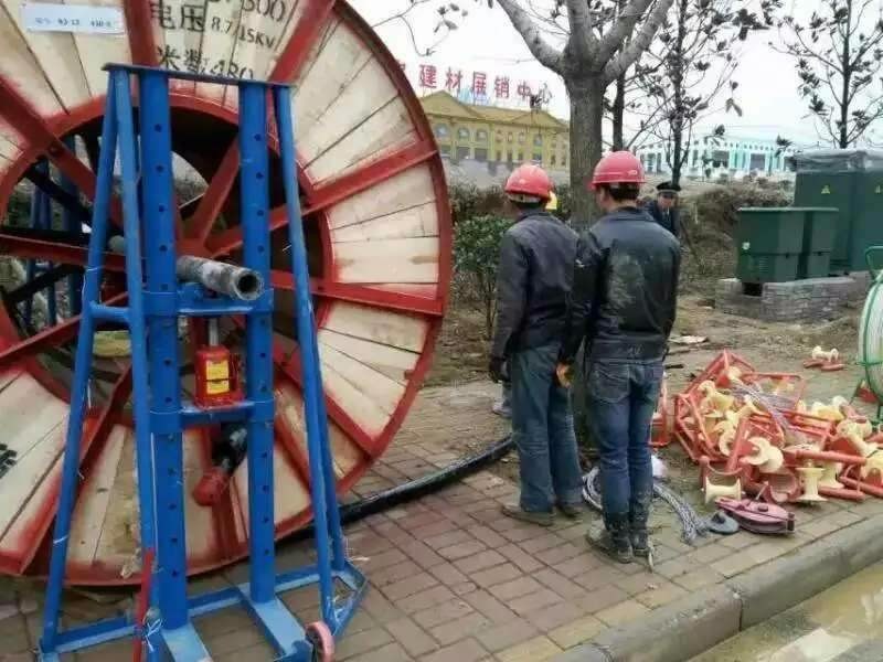 application of cable reel stand