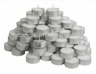 50pcs paper box packing tea candle/quality export candle/high quality tea candle