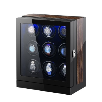 Nine Rotations Watch Winder With LED Light