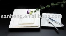 Melamine square tableware set