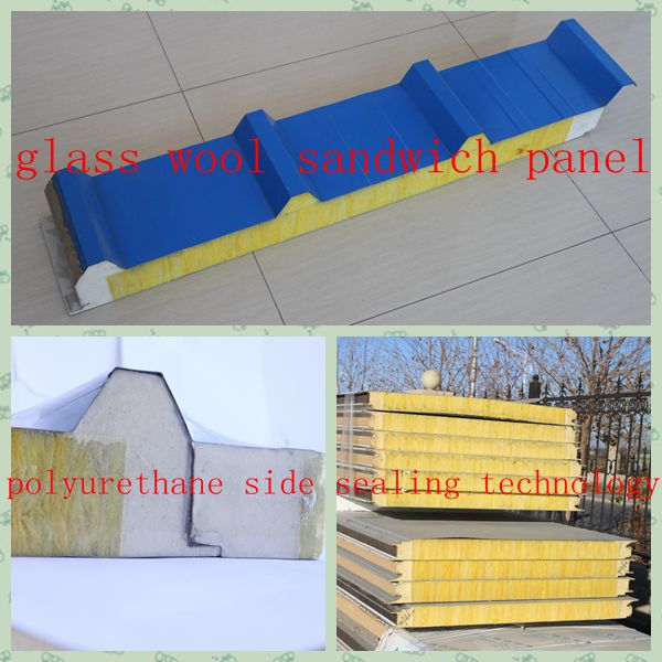 Building Material Glass Wool Sandwich Panel