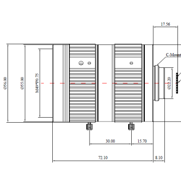 50mm IR-Corrected ITS Lens for 12MP Surveillance Cameras