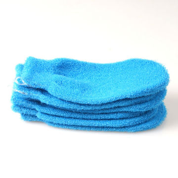 Kangmei 2014 hottest exfoliating bath gloves exfoliating bath gloves