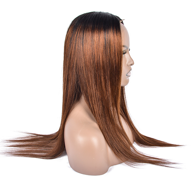 Hot sale best quality  synthetic hair wigs closure wig blonde wig