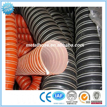 Heat resistant flexible silicone duct