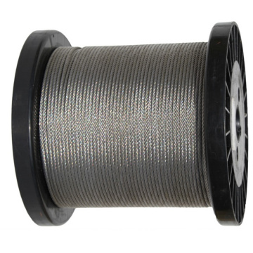 4mm AISI304 Cáp bằng thép không gỉ 7x7 Strands Construction