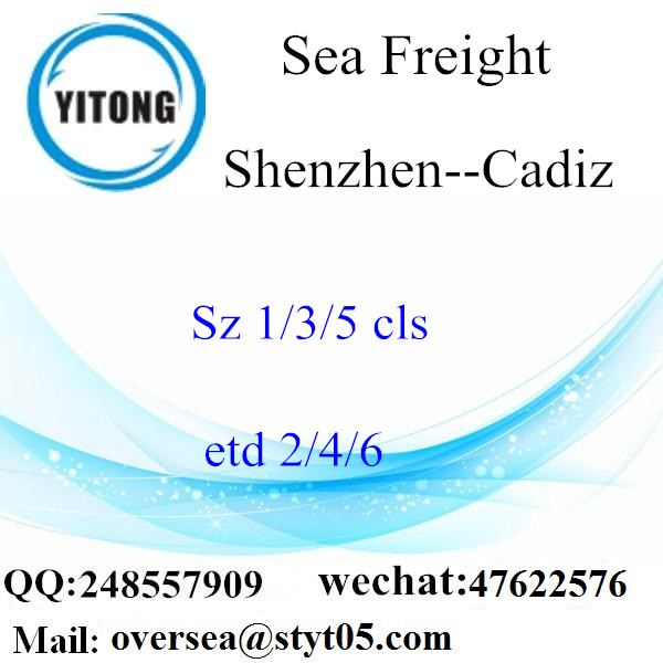 Shenzhen Port LCL Consolidation To Cadiz