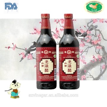 chinese brown brewed aged Vinegar 420ml bottle