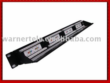 amp patch panel cat5e