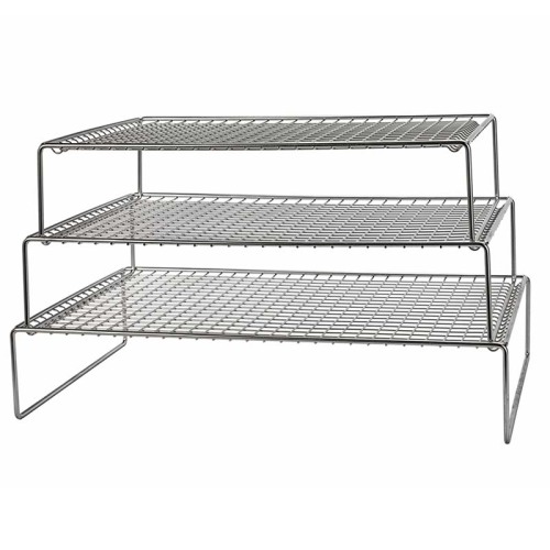 Rak Pendingin Lipat 3 Tier Stainless Steel