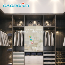 Gaobomei top 42in mirror tv cabinet with wifi & ad management software