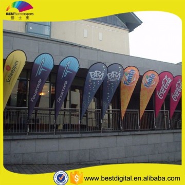 high quality teardrop banner advertising flag