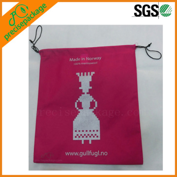 Non-woven Drawstring Bag with toggle 2 sides