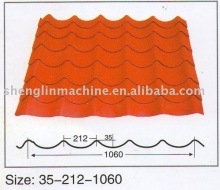 Circle Arc Glazed Tile Roll Forming Machine