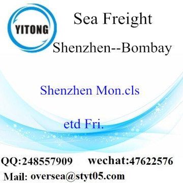 Shenzhen Port LCL Konsolidierung nach Bombay