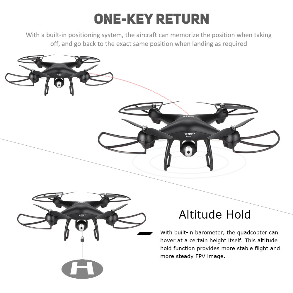 Hottest Drone S70W 2.4GHz GPS Professional Drone with Camera 720P Wifi FPV RC Drone Quadcopter Altitude Hold G-sensor