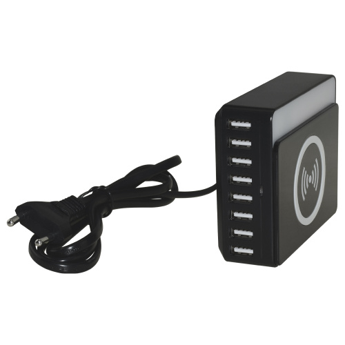 Multi Port Ładowarka USB Smart Qi Bezprzewodowa ładowarka