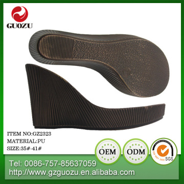 ladies wedge polyurethane shoe sole