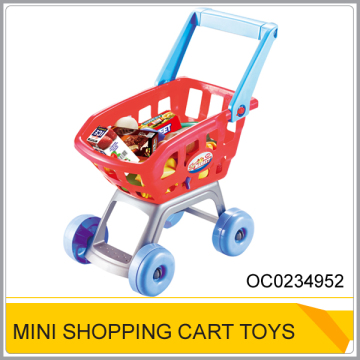 Pretend mini craft toy kids supermarket shopping toy trolley OC0234952