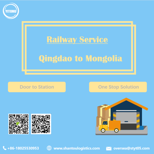 Remessa ferroviária de Qingdao para Mongólia