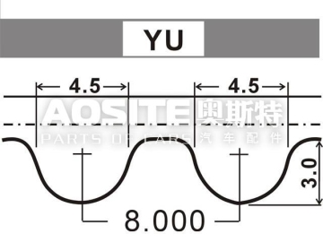 Timing Belt for MITSUBISHI GALANT