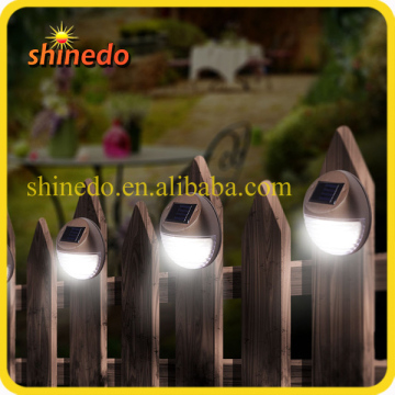 decor garden solar wall light for fence post