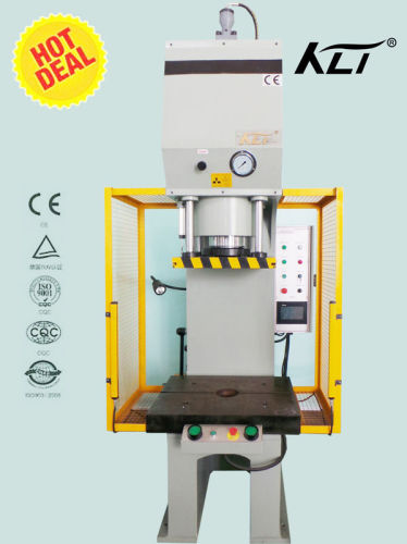 C-type Shallow Drawing Hydraulic Press Machine , 10t / 20t / 25t