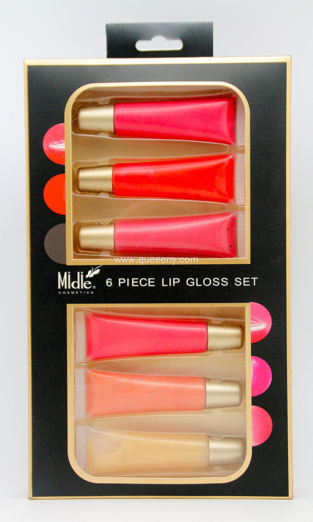 6 piece lip gloss set