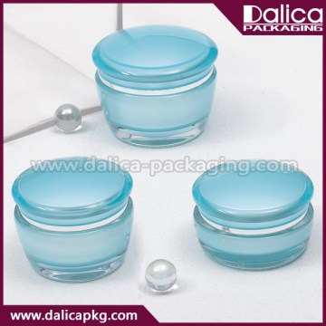 Mini popular acrylic cream jar with PP inner bowl