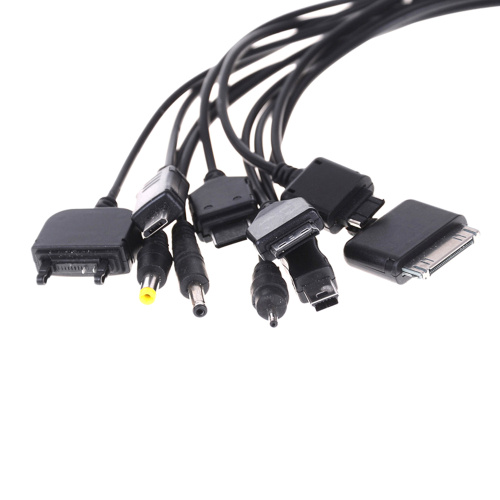 10 em 1 cabo retrátil multi carregador USB