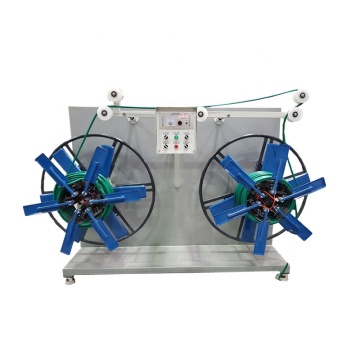 Double Disk Winder Plastic Pipe Coiler Winder Machine
