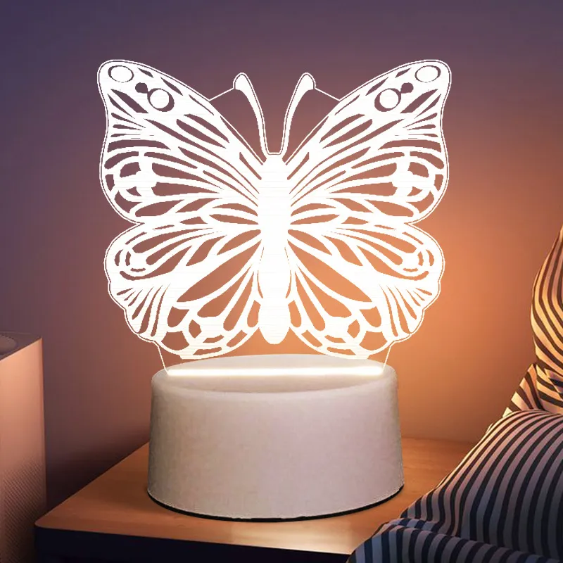 3D Graduation Night Light - Creative Luminous Acrylic Lamp