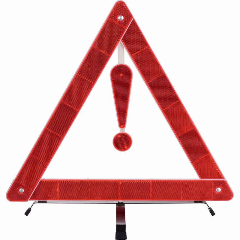 car triangle warning sign