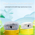 Cute plush koala shape embroidery craft cartoon pen bag for children