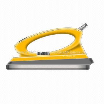 Electric Irons with Angled Bottom Plate and Temperature Indicator Light, Measures 168 x 90 x 130mm