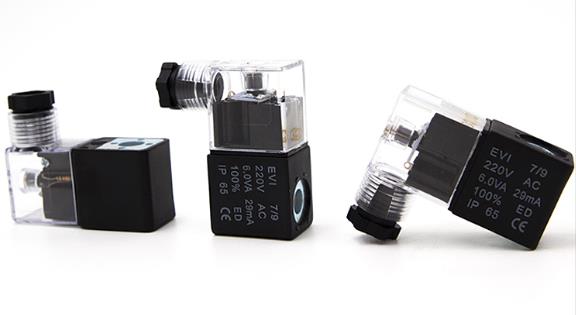 Stock physical pictures of EVI 7/9 4V210 Pneumatic Solenoid Valve Coils
