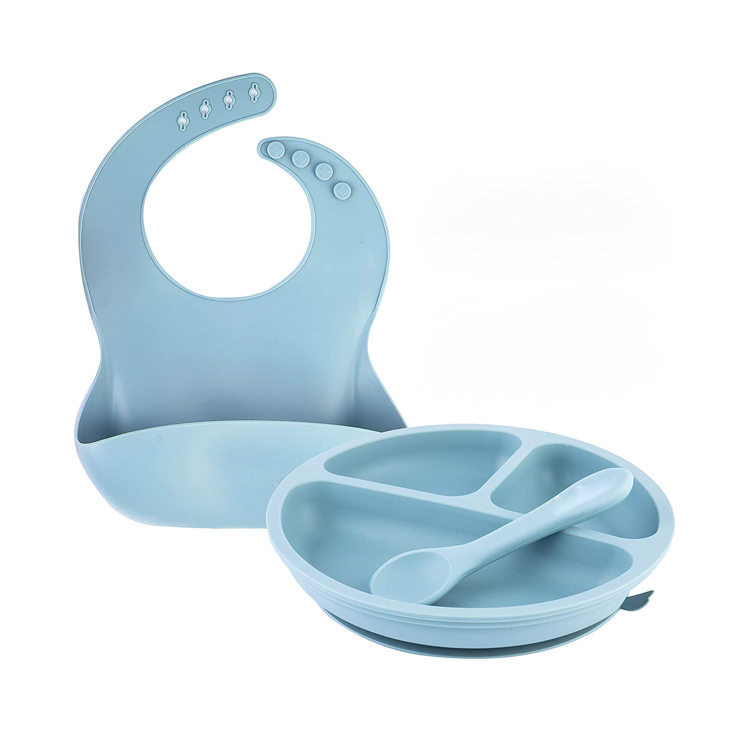 Yuming Factory Food Grade BPA Free Silicone Baby Feeding Sets