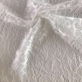 Tissu en dentelle extensible à fleurs