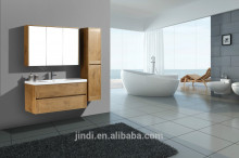 2015 new style luxury MDF unique oak bathroom mirror cabinet