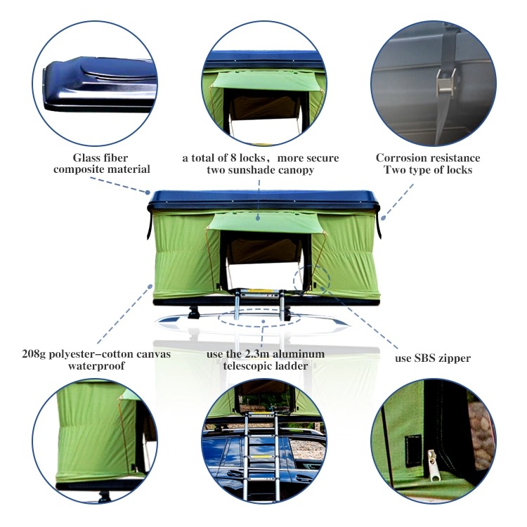 4X4 SUV Outdoor Camping Waterproof Hard Shell Vehic (2)