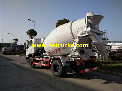 4000L 5ton دفاك اسمنت خلاط شاحنات