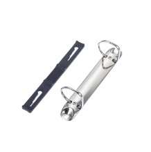 Plastic compressor bar for lever arch mechanism binder clip