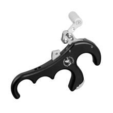 Topoint Archery TP425: 4 Finger Adjustable Release Aid for Target Compound Bow - Purple